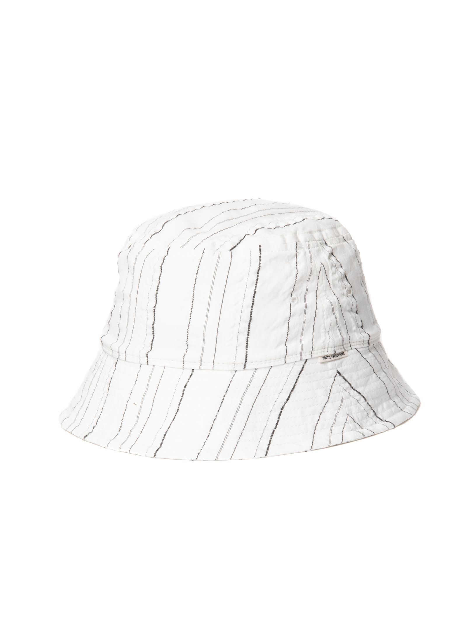 COOTIE PRODUCTIONS - Stripe Sucker Cloth Bucket Hat (BLACK 