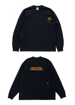 【ラスト1点】CIRCLE POCKET L/S TEE (BLACK) / サークル ポケット ロング Tシャツ