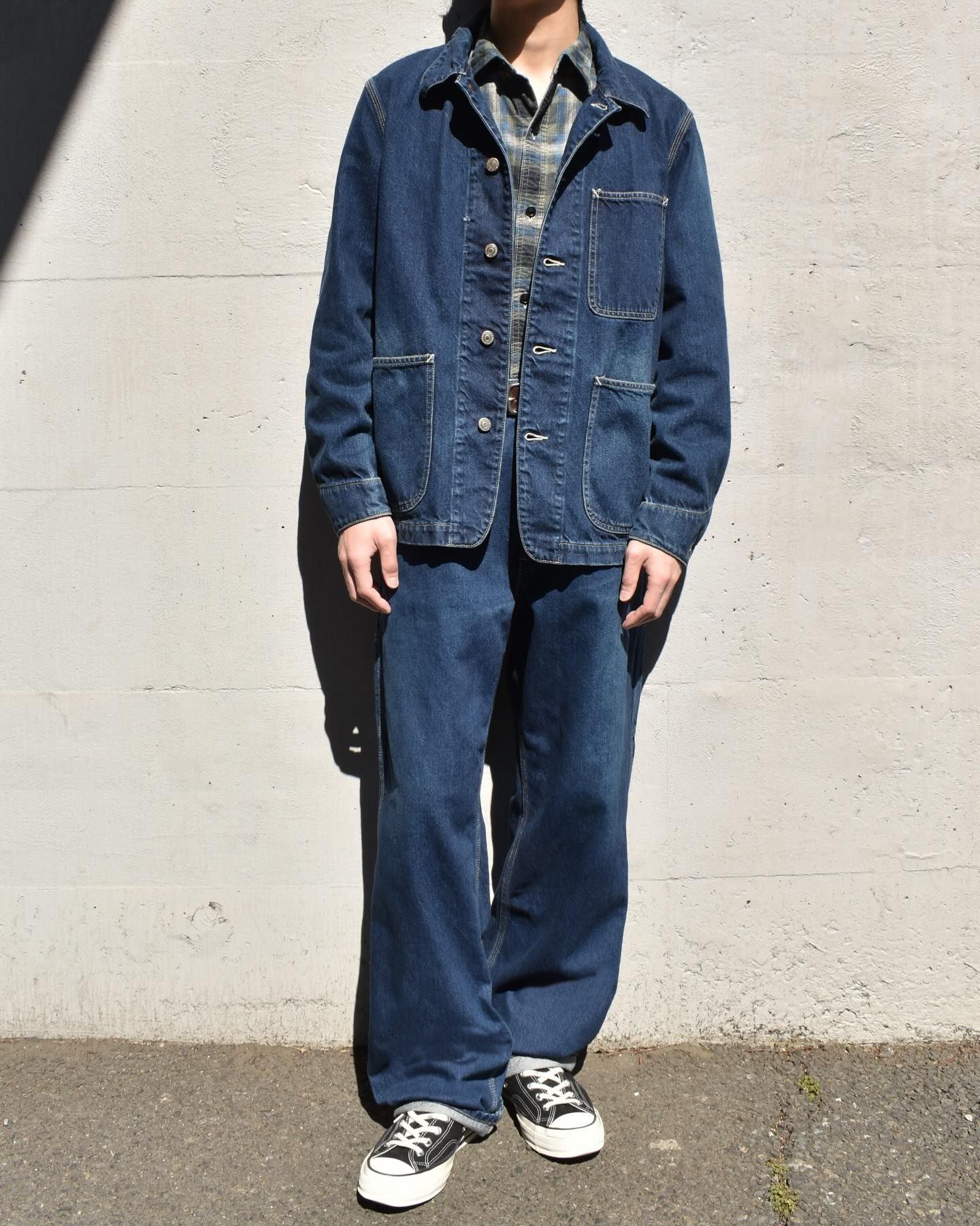 Denim Engineer JKT  (USD) / ユーズド デニム カバーオール