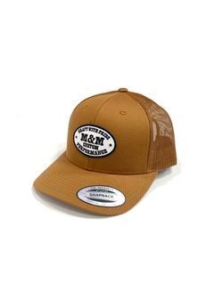 Trucker Cap Mesh (CAMEL) / ワッペン メッシュキャップ