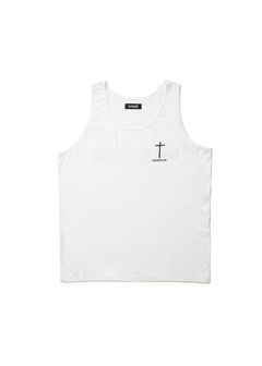 D.B TANKTOP (WHITE) / プリント タンクトップ