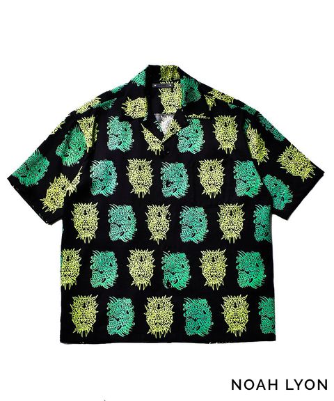 ×NOAH LYON S/S Open Collar SH (GPT) / ノア ライオン コラボ シャツ
