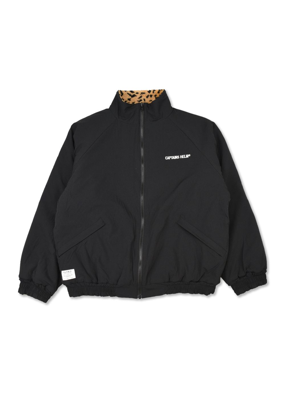 REVERSIBLE FLEECE JACKET (BLACK×LEOPARD) / リバーシブル フリース ジャケット