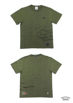PRINT S/S TEE (CITY GREEN) / アンライバルド コラボT