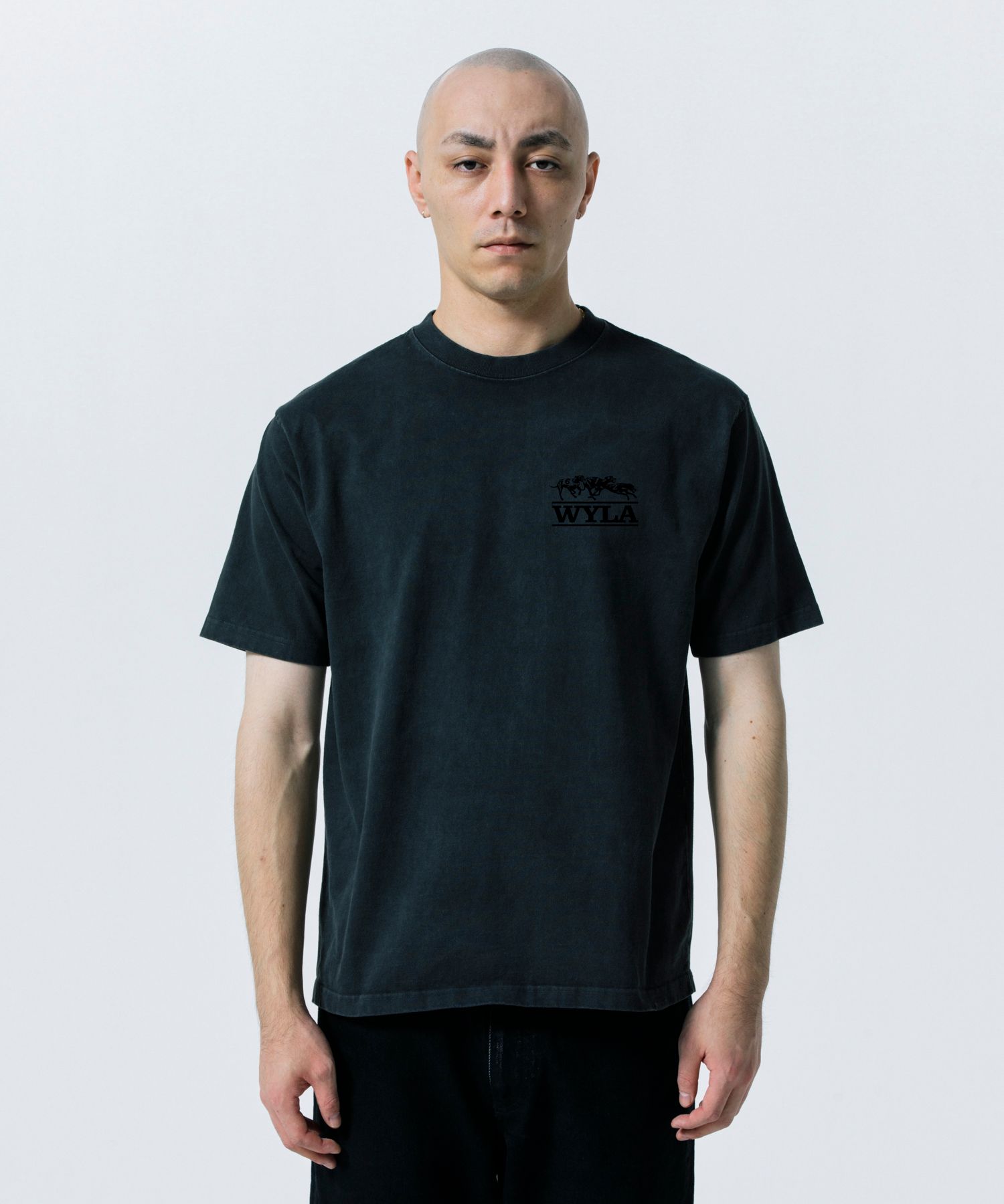 PIG DOG TEE (BLACK) / オリジナル プリント Tシャツ