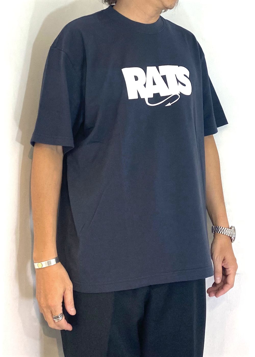 BOX LOGO TEE (CHARCOAL) / ボックス ロゴ Tシャツ