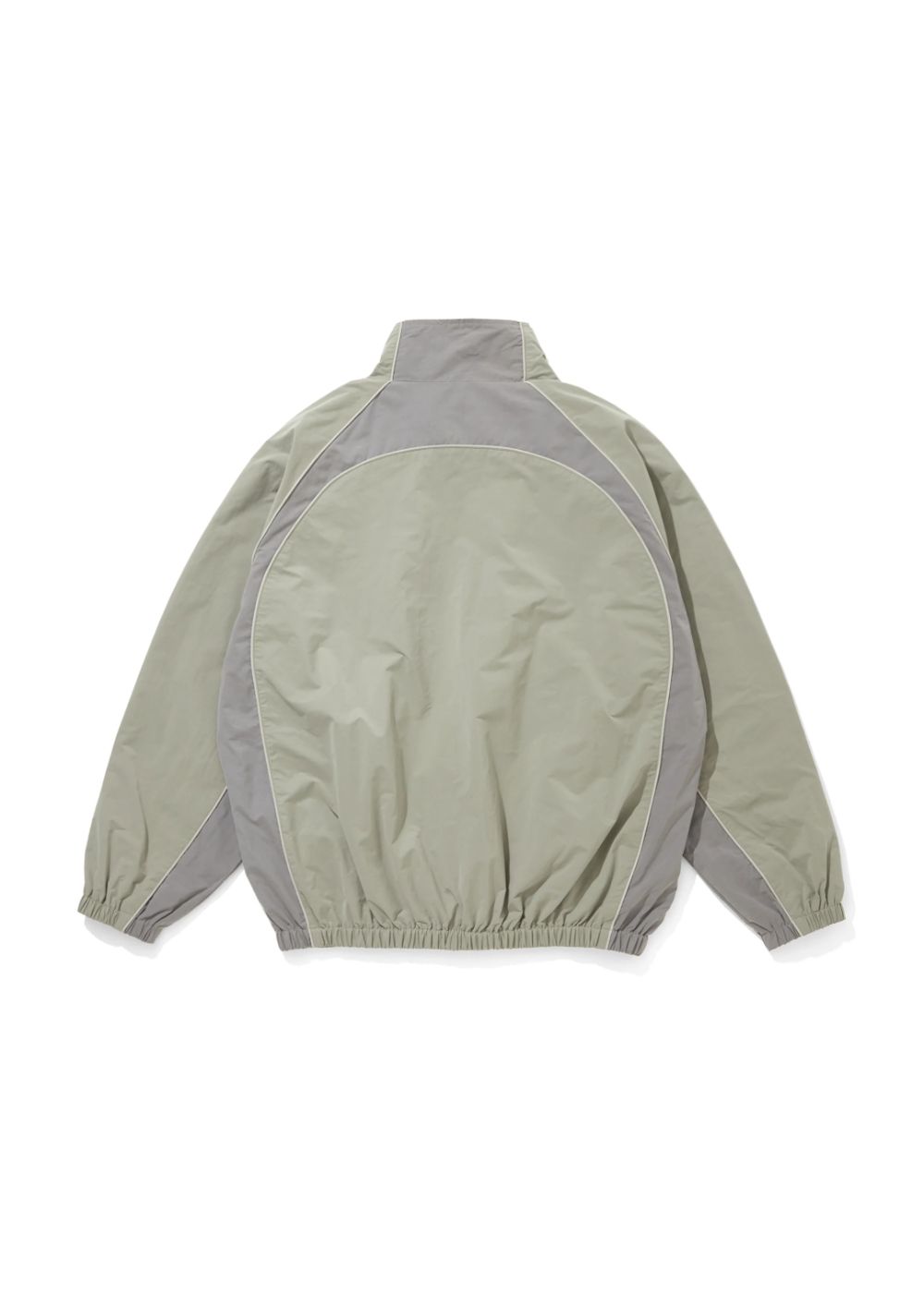 Track Jacket (BEIGE×GRAY) / ナイロン トラック ジャケット / セットアップ可能