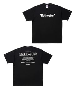 RW TEE (BLACK) / ロゴ プリント Tシャツ
