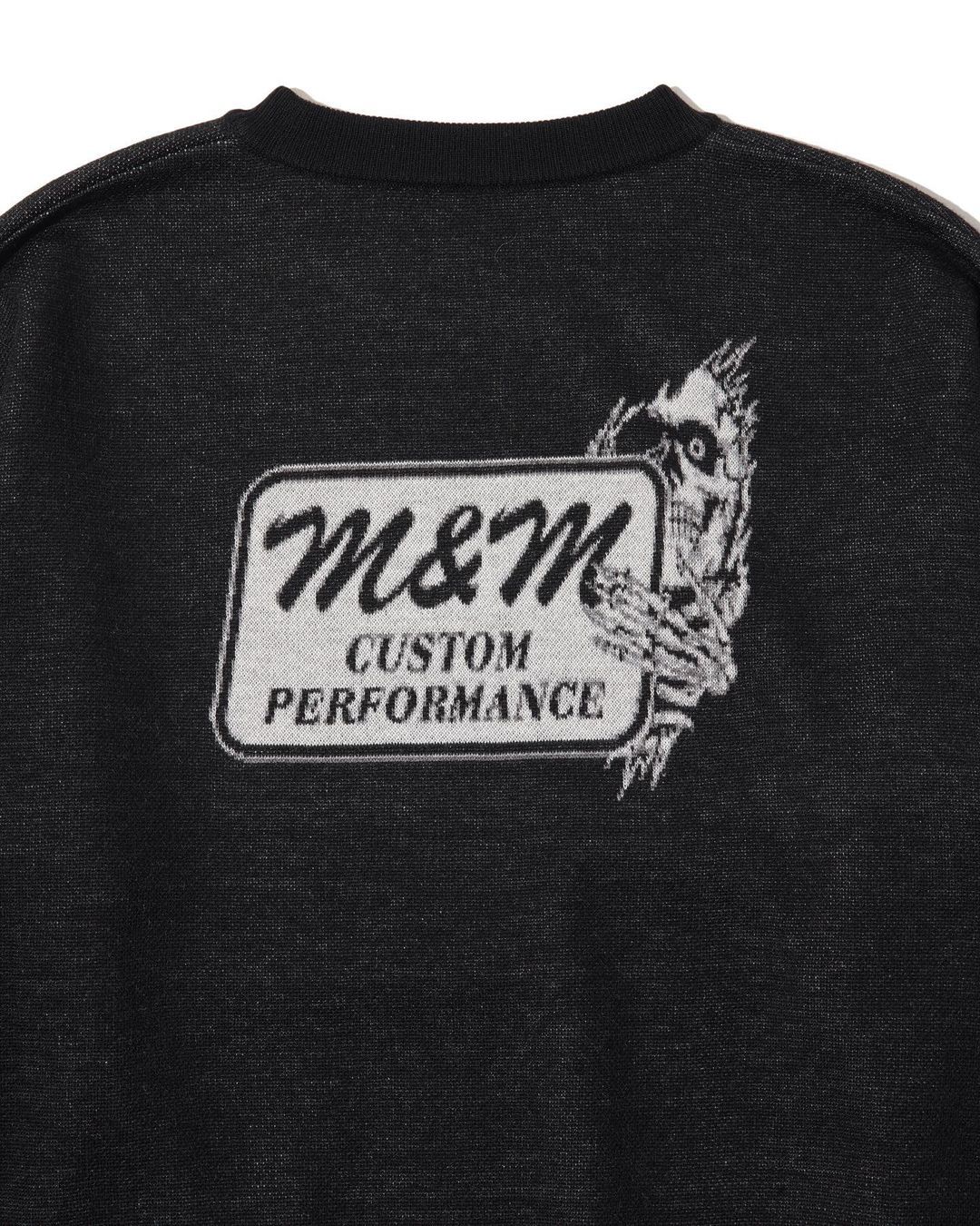 M&M CUSTOM PERFORMANCE - SWEATER M×M MASSES 01 (BLACK) / マシス 