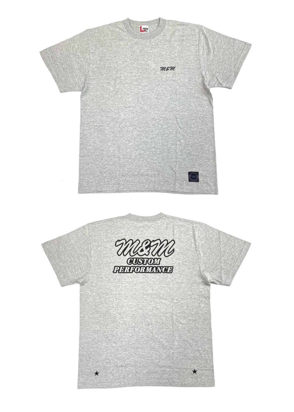 20-60代 人気ファッションブランド PERFORMANCE CUSTOM M&M - ロゴ / (M.GRAY) Tee Logo Edge アクセサリー
