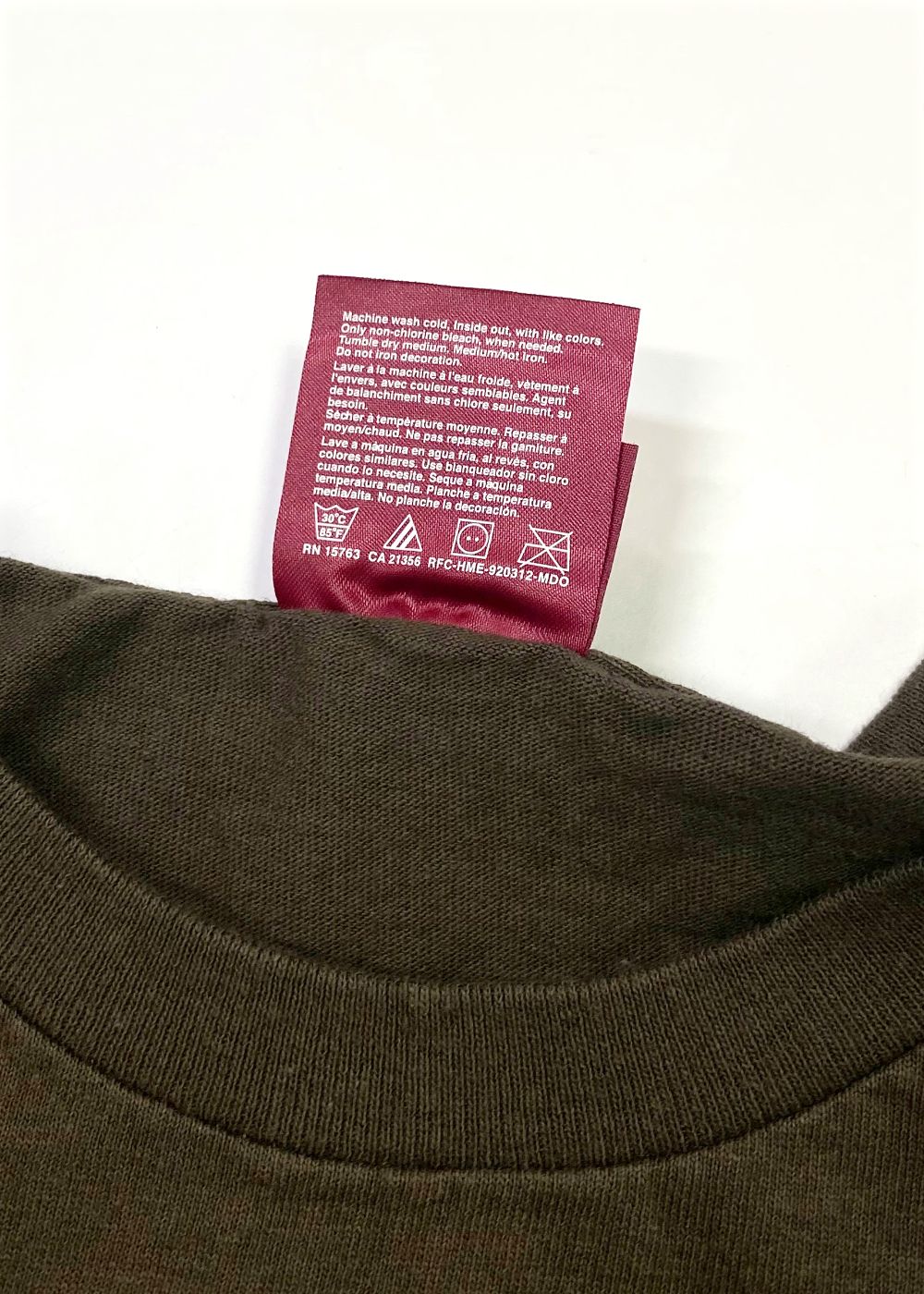 The HAS S/S Tee (OLIVE DRAB) / ロゴ プリントTee
