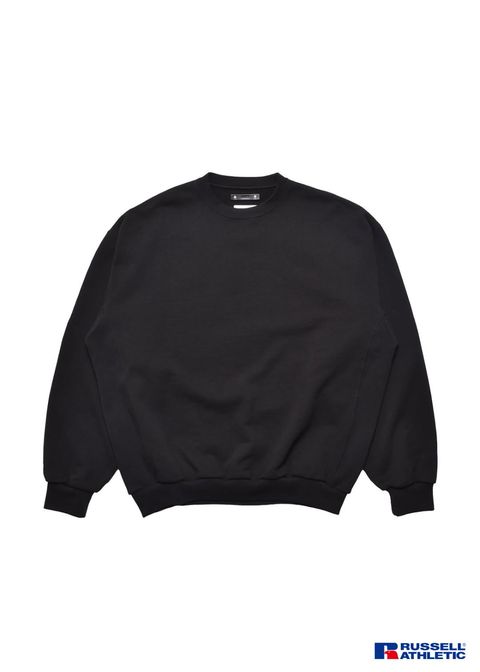 RA PRO-COTTON Crewneck Pullover (BLK) / ラッセル アスレチックス コラボスウェット