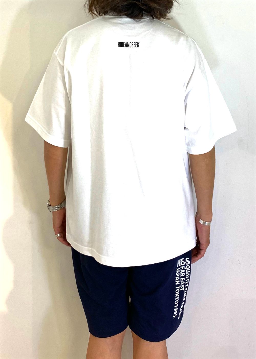 【ラスト1点】HAS Logo S/S Tee (BigSilhouette) (WHITE) / ヘビーオンス ワイド Tシャツ