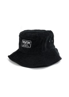 CORDUROY BUCKET HAT (BLACK) / コーデュロイ バケット ハット