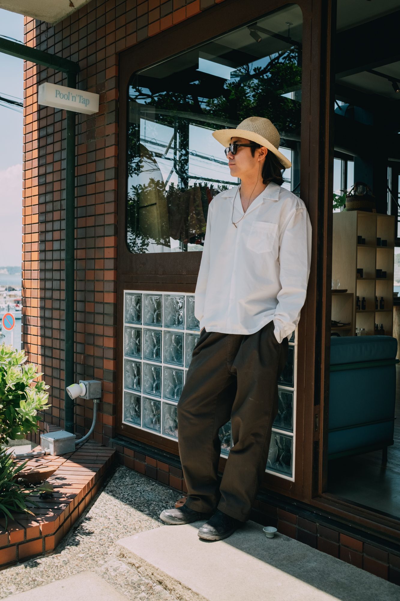 MOUNTAIN STRAW HAT (NATURAL) / ストローハット