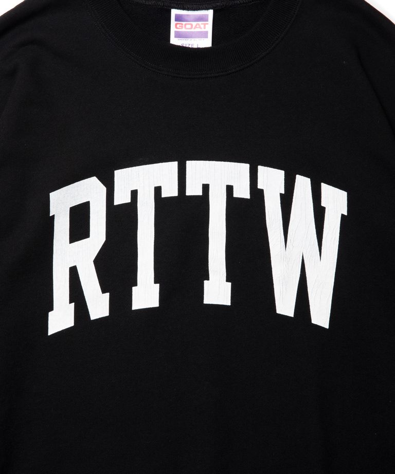 ROTTWEILER - RTTW SWEATER (BLACK) / プリント クルーネック 