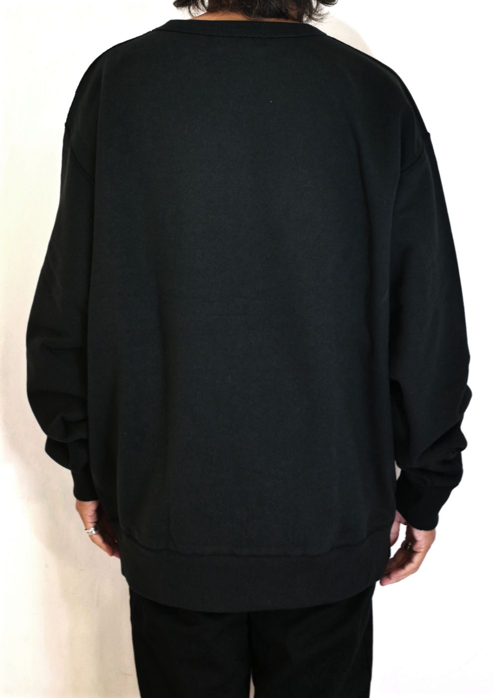 SWEAT CREW WRENCH M (×MASSES) (BLACK) / マシス コラボレーション スウェット