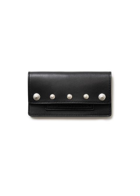 RATSxBINGO BROTHERS 5CONCHO WALLET (SILVER925) / ビンゴブラザーズ コラボ レザーウォレット