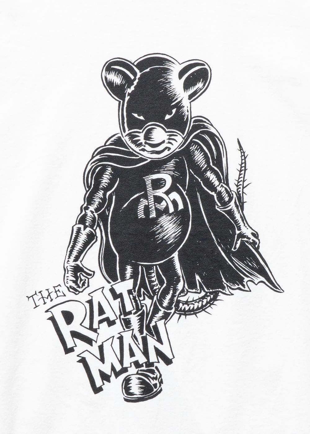 RATMAN TEE (WHITE) / ラットマンT