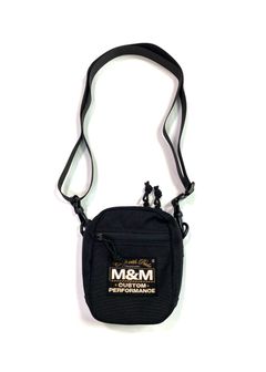 POUCH (BLACK) / ワッペン ミニ ポーチ