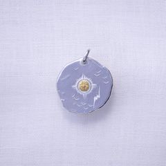 The Sun & Thunder Top L with Gold Point S(SILVER) / 24金Sポイント大太陽&稲妻メタルトップ