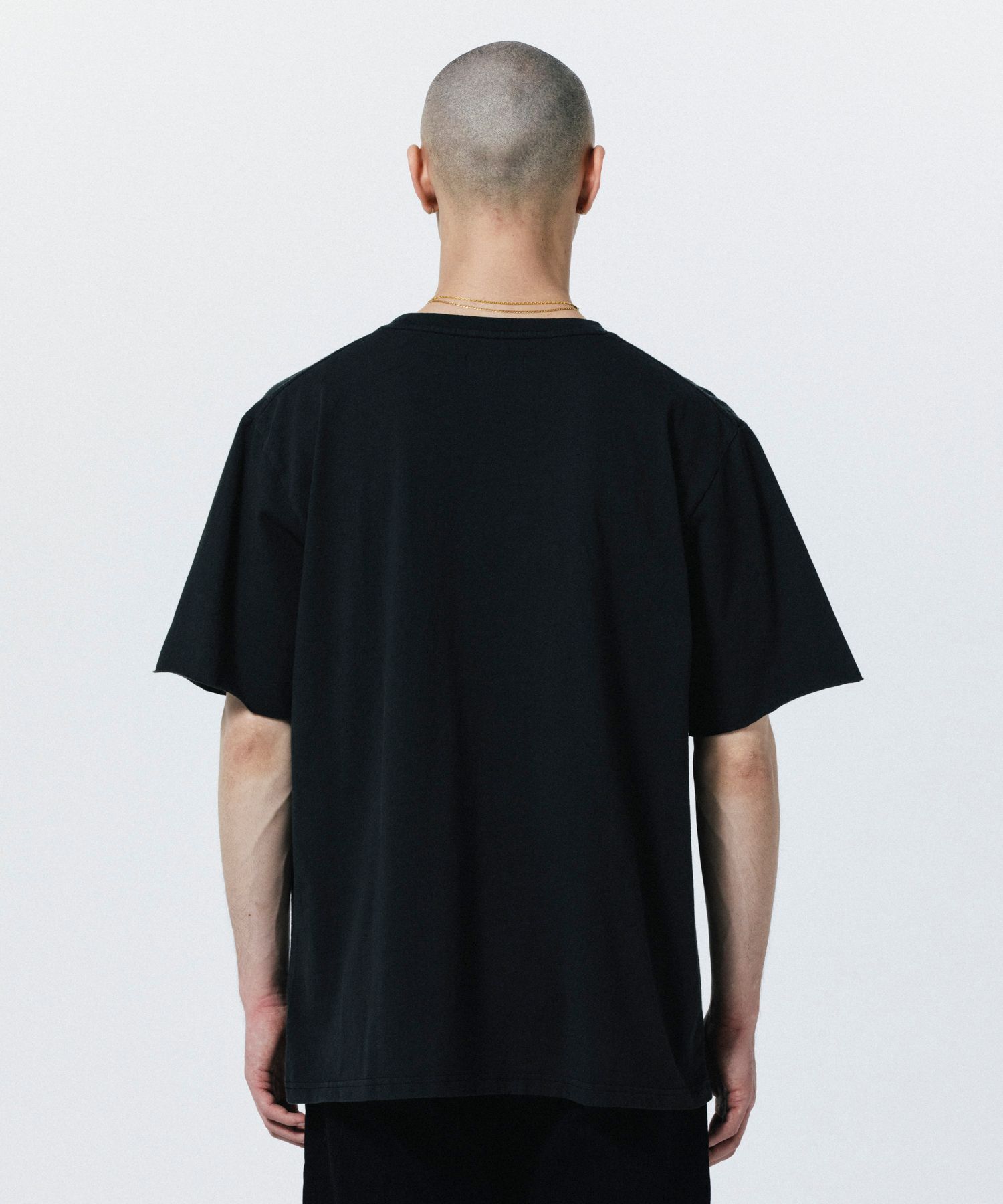 R9 ROTWYLA TEE (BLACK) / カレッジロゴ プリント オリジナル Tシャツ