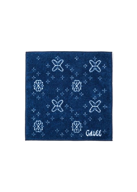 CROSS HAND TOWEL (INDIGO BLUE) / クロスパターン ハンドタオル