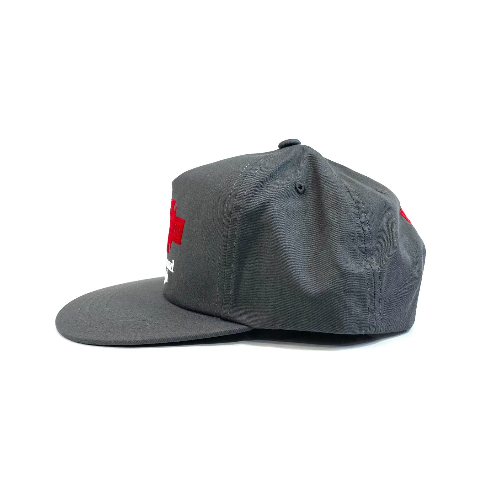 Through and Through CAP (CHARCOAL) / ロゴ プリント キャップ