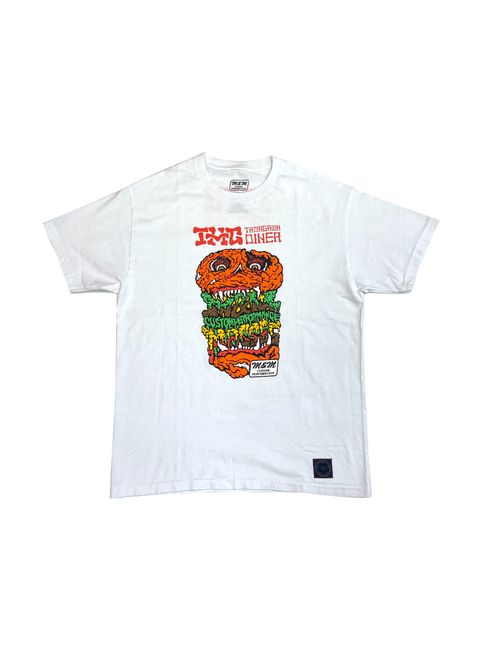 ×TAMAGAWA DINER ×MASSES PRINT T-SHIRT (WHITE) / ×TAMAGAWA DINER ×マシス コラボレーション Tシャツ