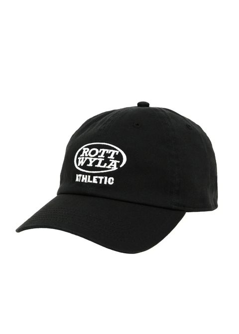 ATHLETIC CAP (BLACK) / ロゴ刺繍 ダッド キャップ。