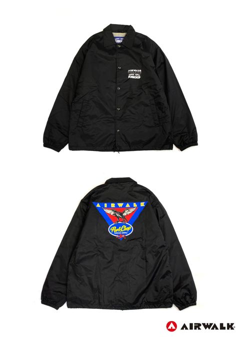 AP TRIANGLE COACH JKT (BLACK) / ×AIRWALK コラボ コーチジャケット