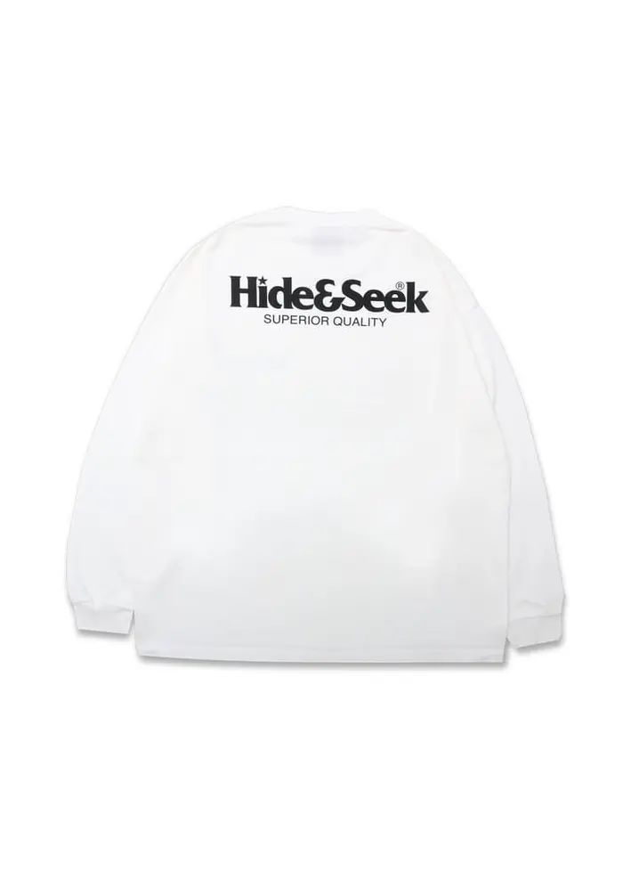 LOGO L/S TEE (WHITE) / 定番ロゴ ロングスリーブ Tシャツ