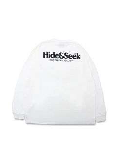 LOGO L/S TEE (WHITE) / 定番ロゴ ロングスリーブ Tシャツ
