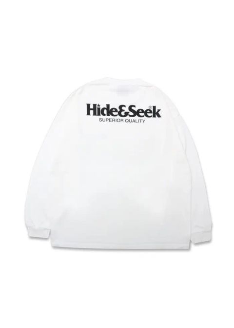 LOGO L/S TEE (WHITE) / 定番ロゴ ロングスリーブ Tシャツ