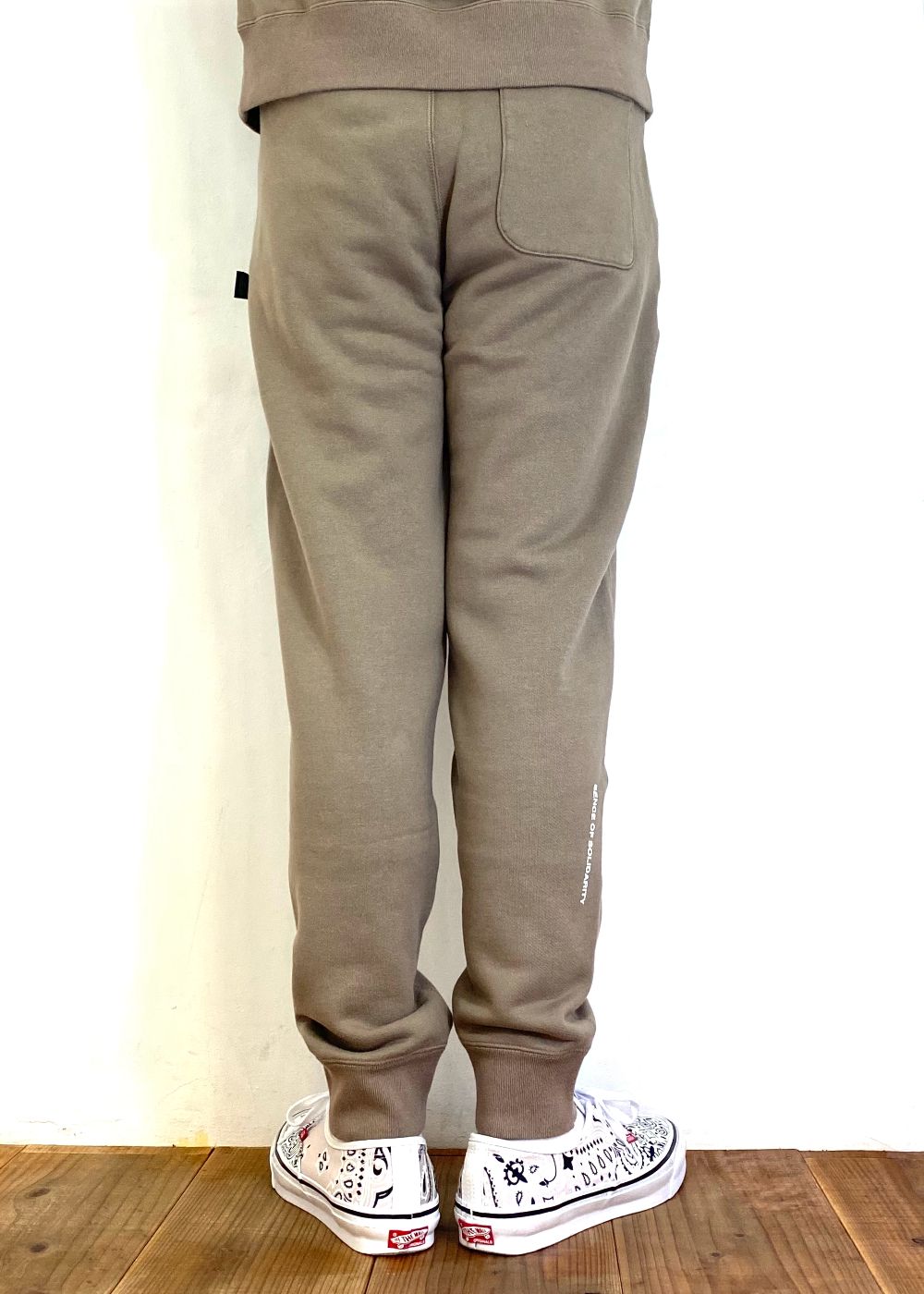 FLEECE JOGGER SWEAT PANTS (KHAKI) / セットアップ ジョガー スウェット パンツ