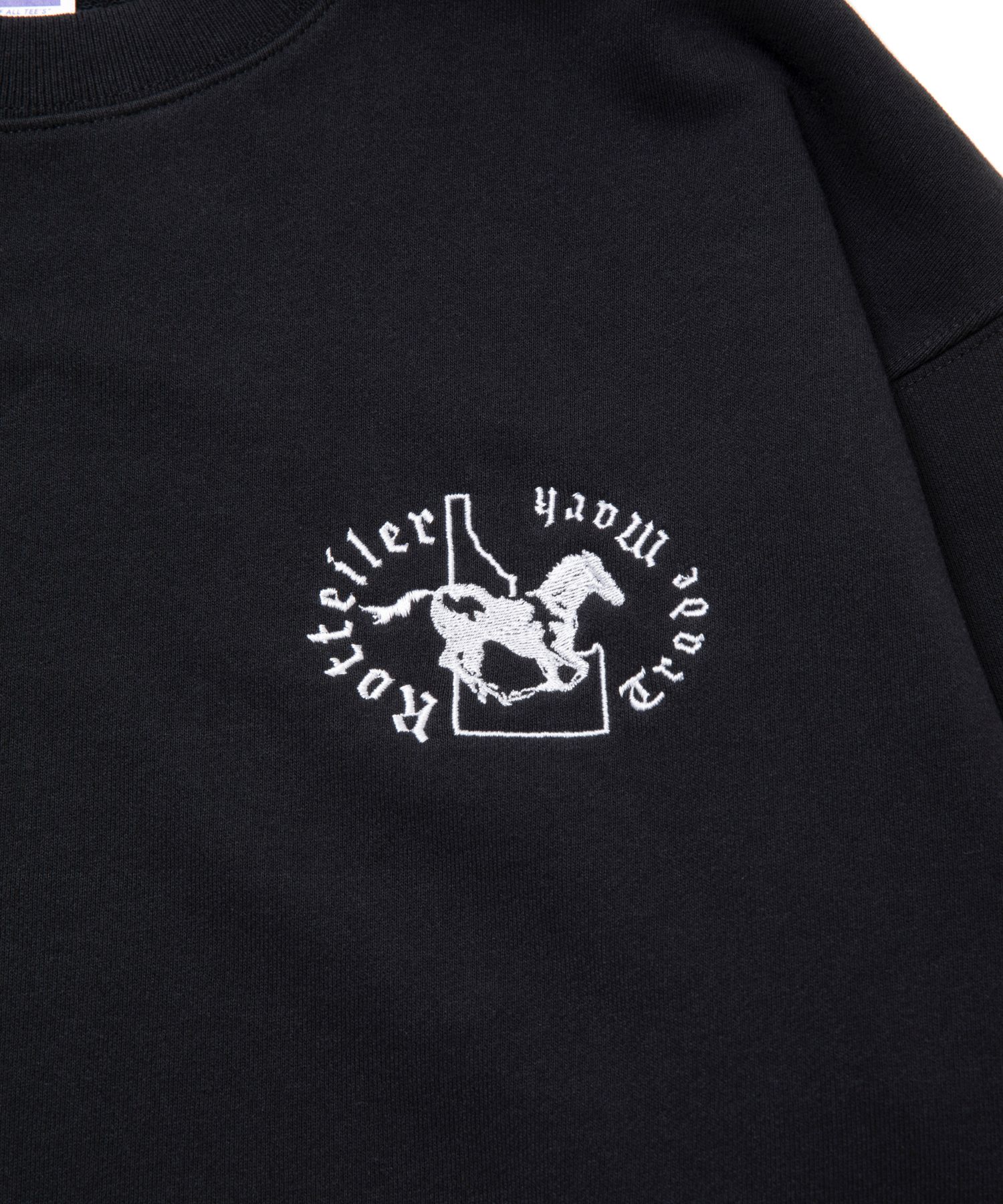 ROTTWEILER - HORSE SWEATER (GRAY) / プリント クルーネック