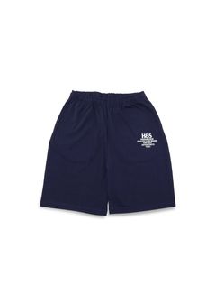 H&S Logo Short (NAVY) / ロゴ プリントイージーショーツ