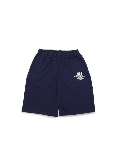 H&S Logo Short (NAVY) / ロゴ プリントイージーショーツ