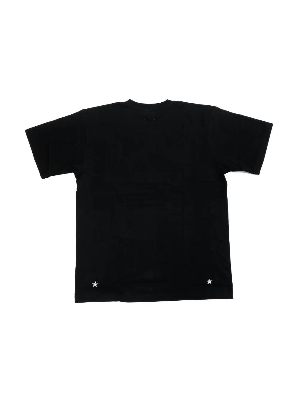【ラスト1点】PRINT TEE (BLACK) / ステンシル ロゴ プリント Tシャツ