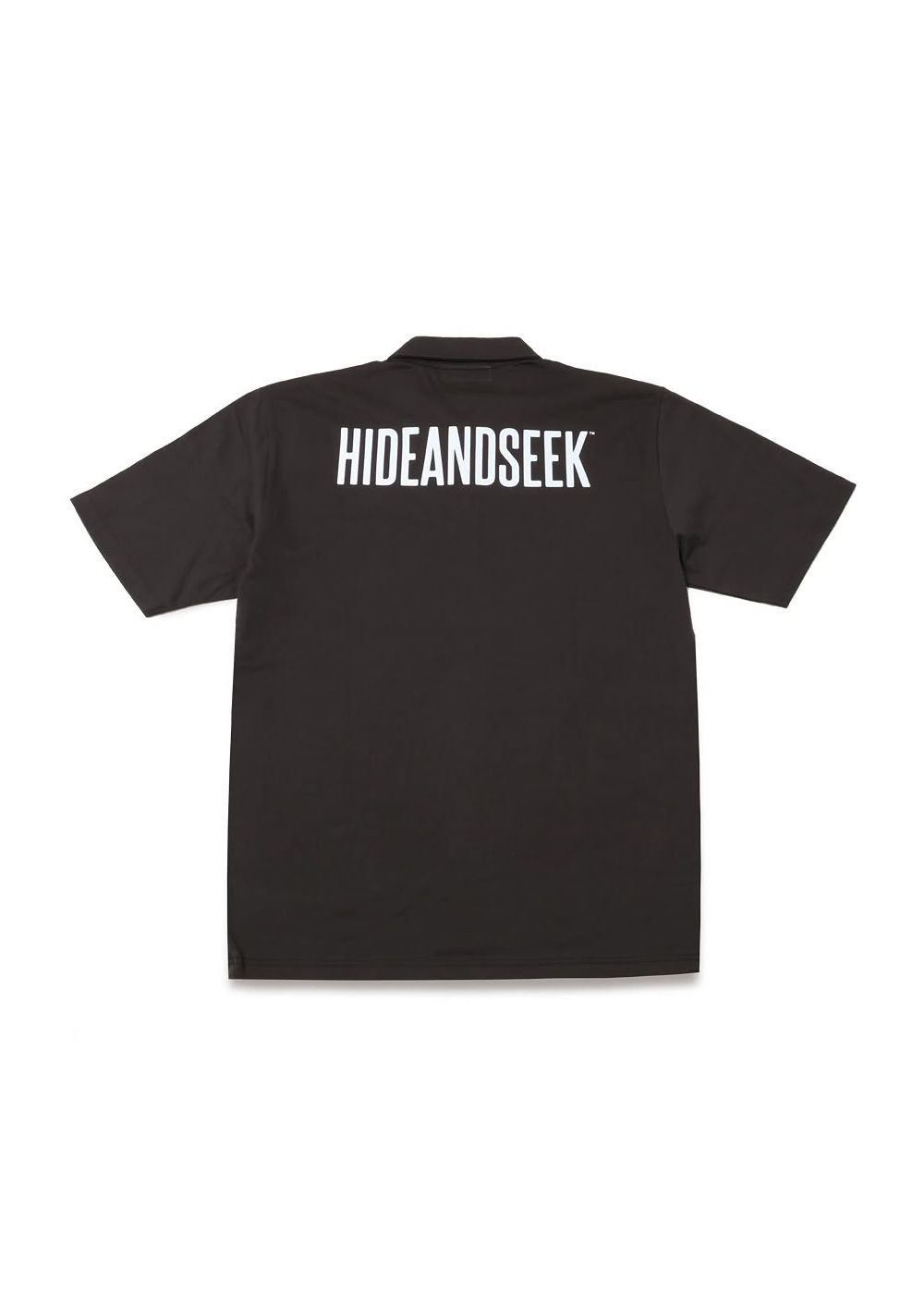 HIDE AND SEEK - 【ラスト1点】Polo S/S Shirt (CHARCOAL GRAY HIDE AND SEEK - 【ラスト1点】Polo S/S Shirt (CHARCOAL GRAY