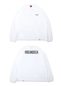 Logo L/S Tee(25ss Back) Big Silhouette (WHITE) / ロゴ プリント ロングスリーブ Tシャツ