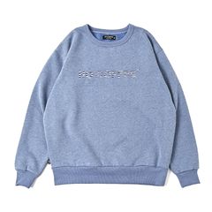 裏起毛クルーネック (BLUE)