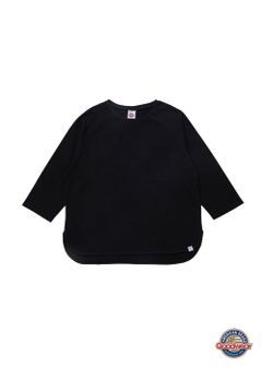 3/4 SLEEEVE BASEBALL TEE "BABE" (BLACK) / グッドウェア コラボ ベースボールTee