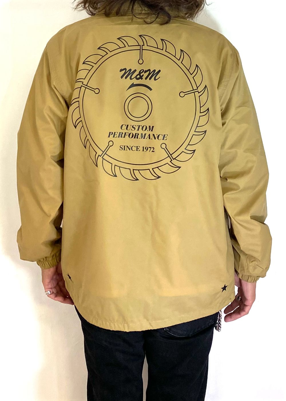 【ラスト1点】Coach Jacket (COYOTE) / プリント コーチジャケット