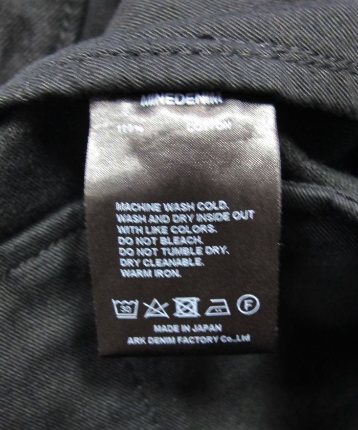 WTNB.Wide Work PS (BLACK) / 渡辺康裕 コラボレーション ワイドデニムパンツ