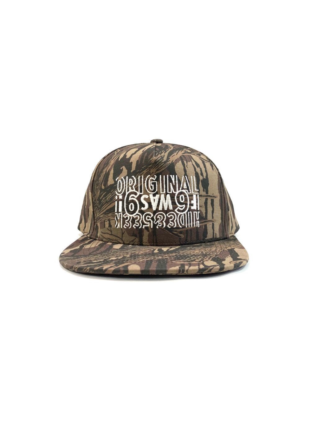 Original Trucker CAP (CAMO) / 西浦徹 コラボ ロゴ 刺繍 キャップ