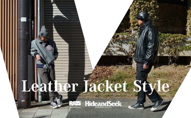 LEATHER JACKET STYLE / RATS & HIDEANDSEEK / スタイル特集アップ致しました。