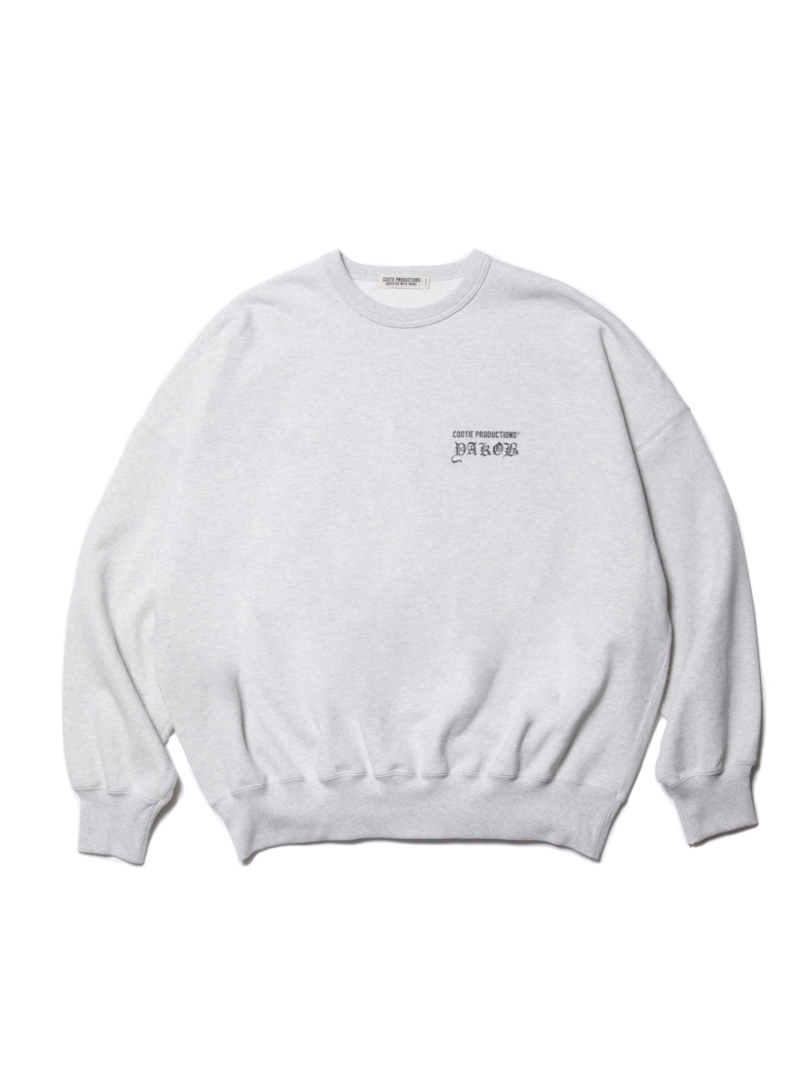 COOTIE PRODUCTIONS - Open End Yarn Sweat Crew (MARY) (OATMEAL