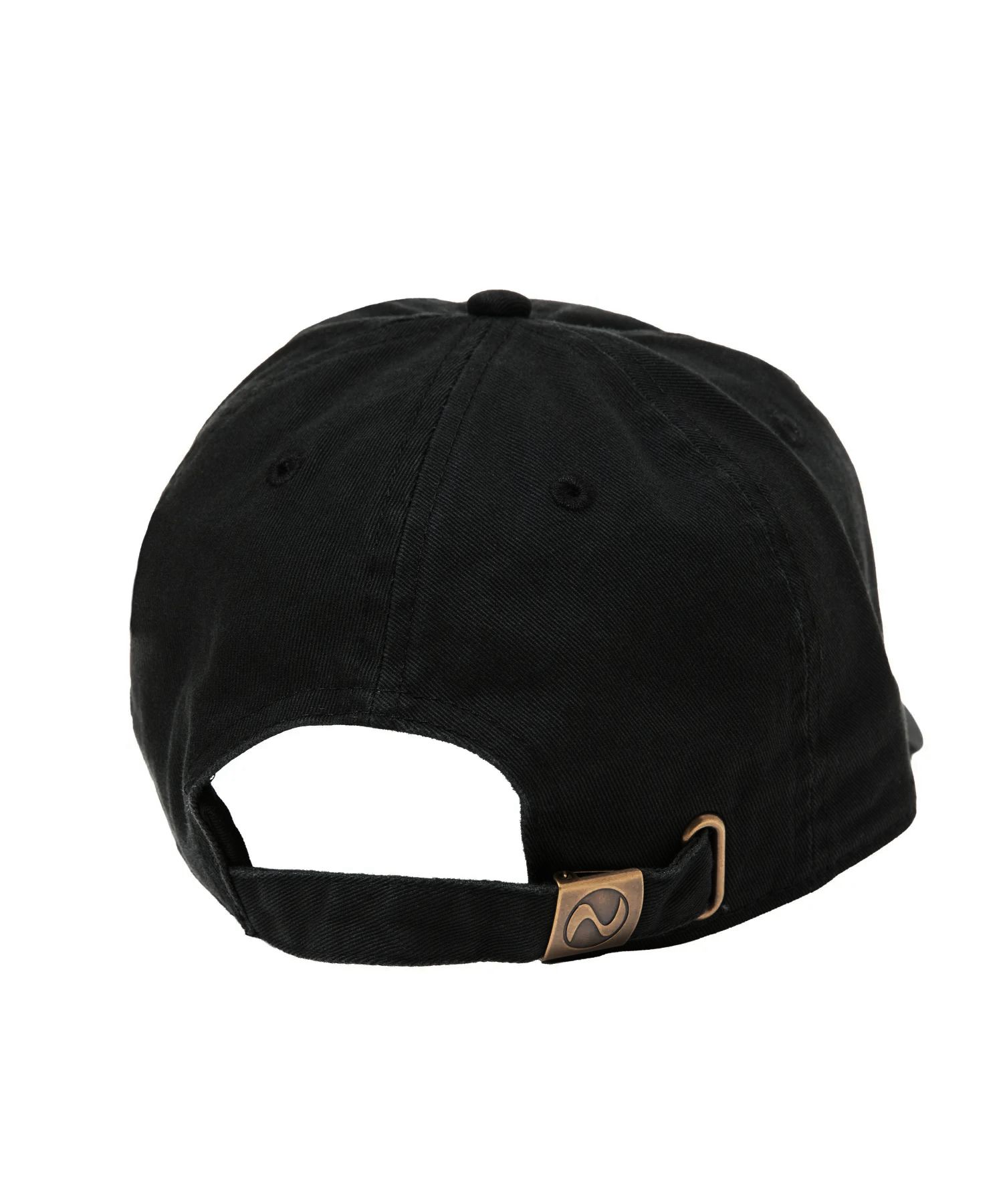 RT CAP (BLACK) / ロゴ刺繍 ダッド キャップ。