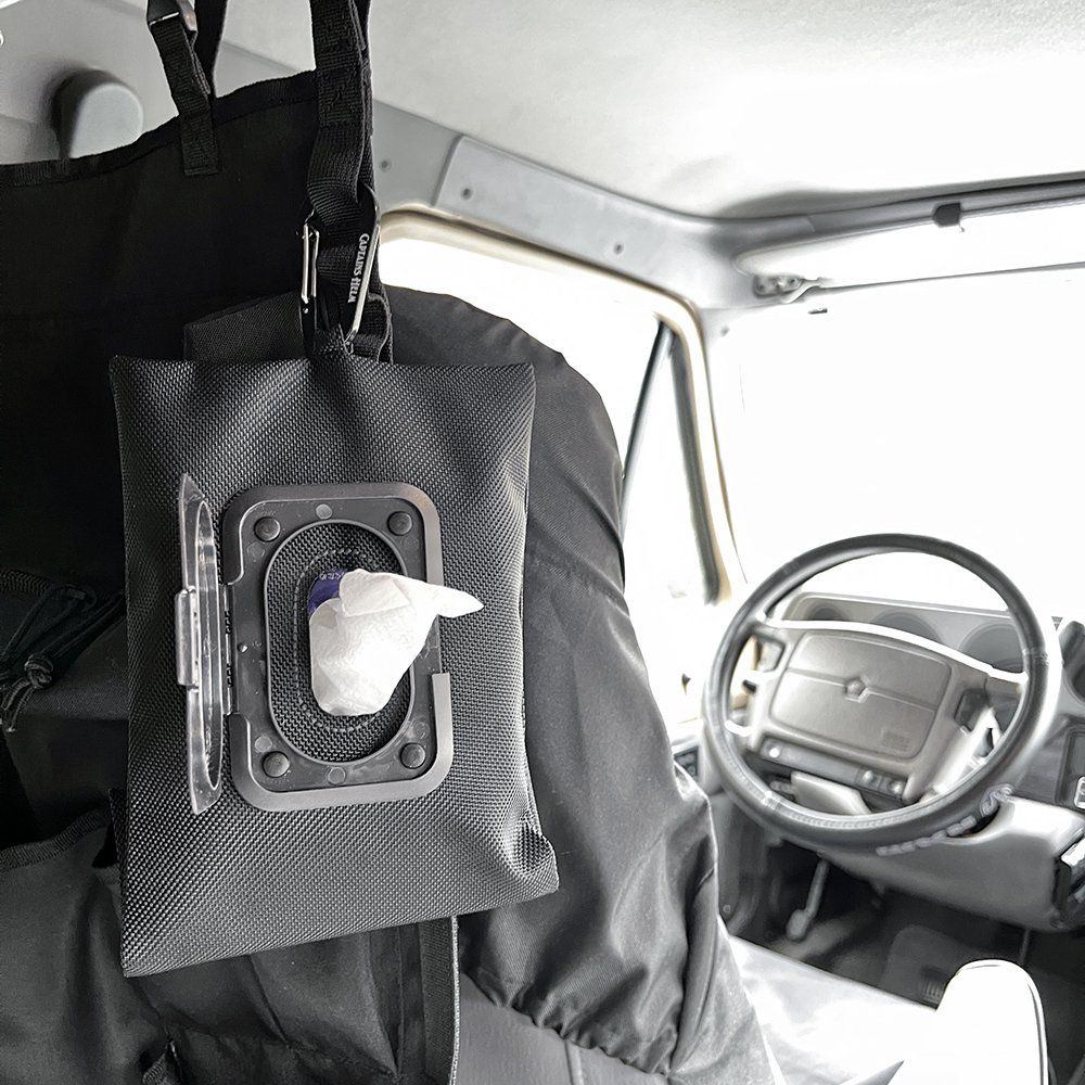 WET WIPES CAR HOLDER (BLACK) / ウェットティッシュケース